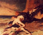 William Etty Hero and Leander 1 oil painting artist